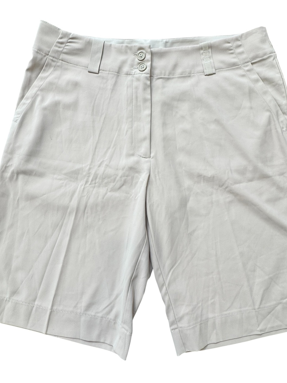 Nike Men's Golf Shorts FitDry Activewear Sz 12 GG Waist 34 Double Button/Zip Fly